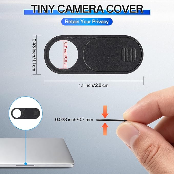 Camera Cover Slide for Tesla Model Y 3 X S Interior Cabin Camera, 0.03 in Ultra - Image 3