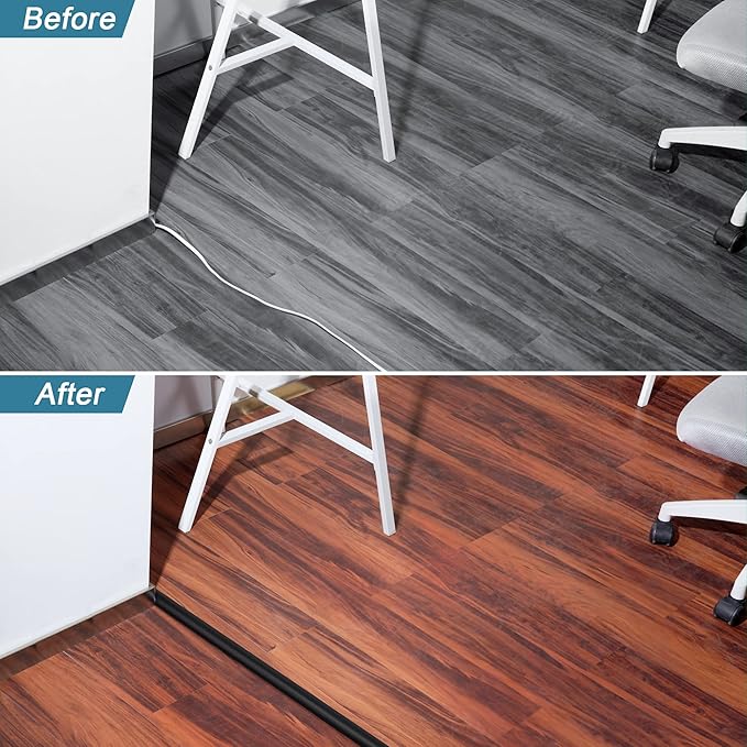 5.5FT Floor Cord Cover, Large Size Extension Cord Covers - Image 6