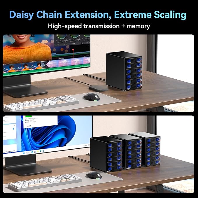 6 Bay Hard Drive Enclosure - Image 5