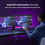 NEWCARE HDMI 2.1 Switch 2 in 1 Out - Image 3