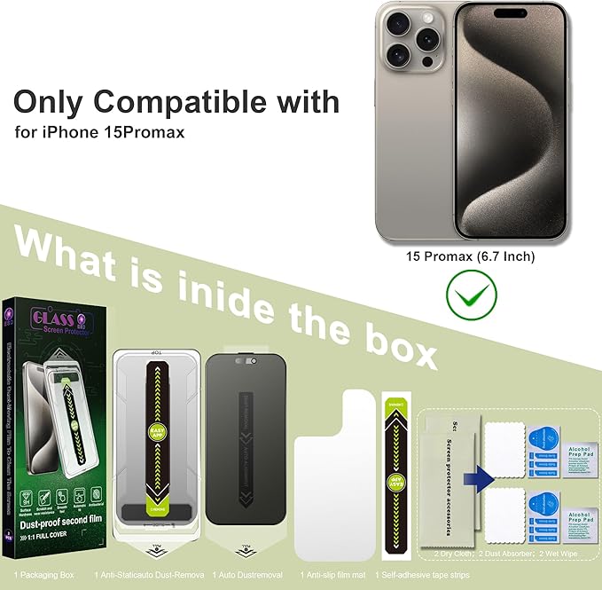 9H Tempered Glass, Anti-Glare, Full Coverage, Anti-Fingerprint, Auto Dust - Image 7