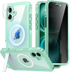 360° Protection Magnetic for iPhone 16 Case Built-in 9H Privacy Screen by Unknown