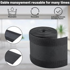 IHKFILAN Carpet Cord Cover Carpet Cable Management Under Desk Cable Grip Strip - Image 4