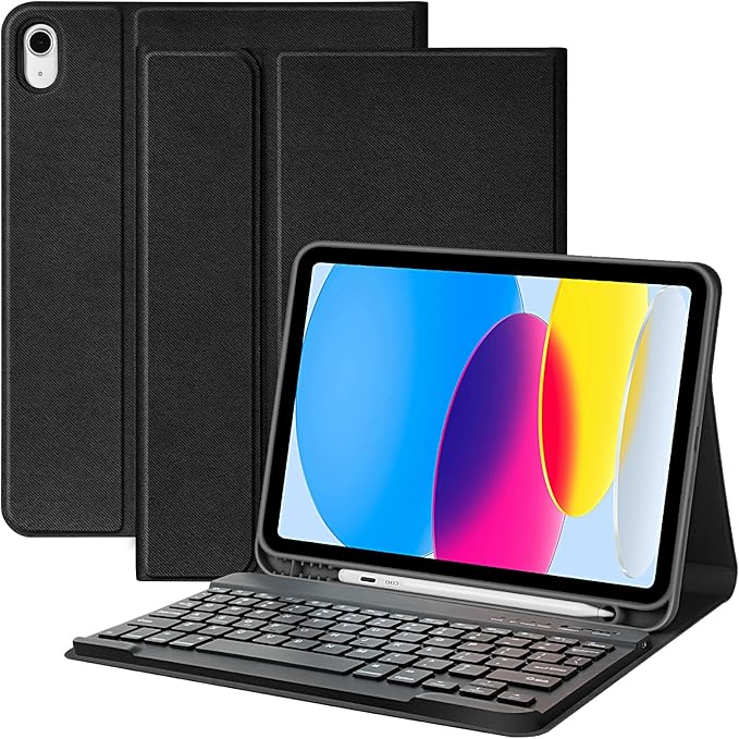 Keyboard Case Compatible for iPad 11th Generation and 10th 10.9 inch, Wireless by COOwearecommittedtoprovidinghigh-qualityandcost-effectiveproductsEmpoweringyoutocreateabrighterfuture