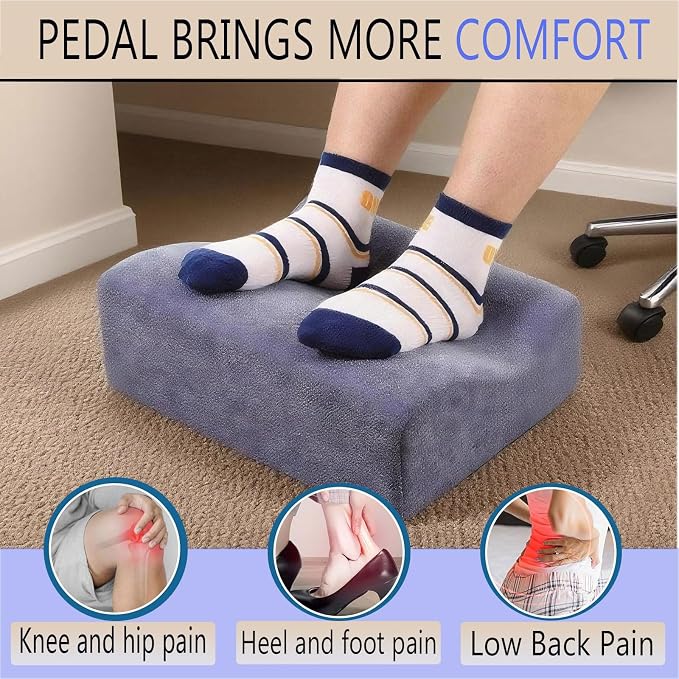 Foot Rest for Under Desk at Work, Ergonomic Under Desk Footrest - Image 4