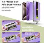 9H Tempered Glass, Anti-Glare, Full Coverage, Anti-Fingerprint, Auto Dust - Image 3