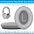 Ear Pads for Bose QuietComfort 35 ii, Premium Softer Leather Replacement Pads - Image 2