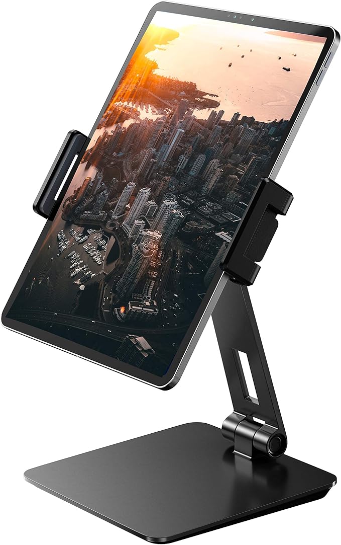 Maxonar iPad Stand Holder, Heavy-Duty Aluminum Alloy Tablet Stand, 360° Swivel by Maxonar