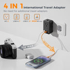 TESSAN International Power Adapter PD 20W, Ultra Thin Universal Adapter - Image 4