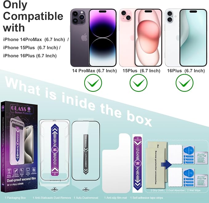 2 Pack Screen Protector Tempered Glass - Image 2