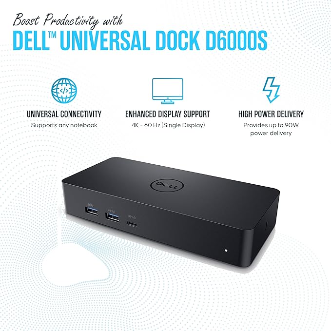 Dell D6000S Universal Docking Station USB C - Image 3
