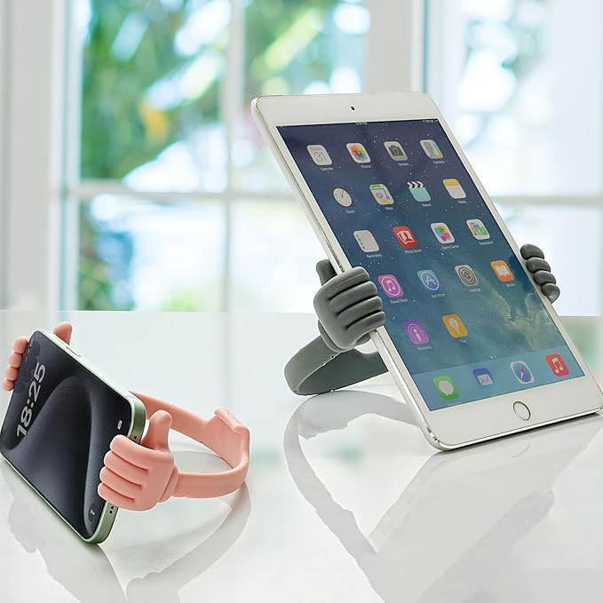 Honsky Cell Phone Stand Holder 2-Pack, Thumbs Up Lazy Phone Stand, Universal - Image 2