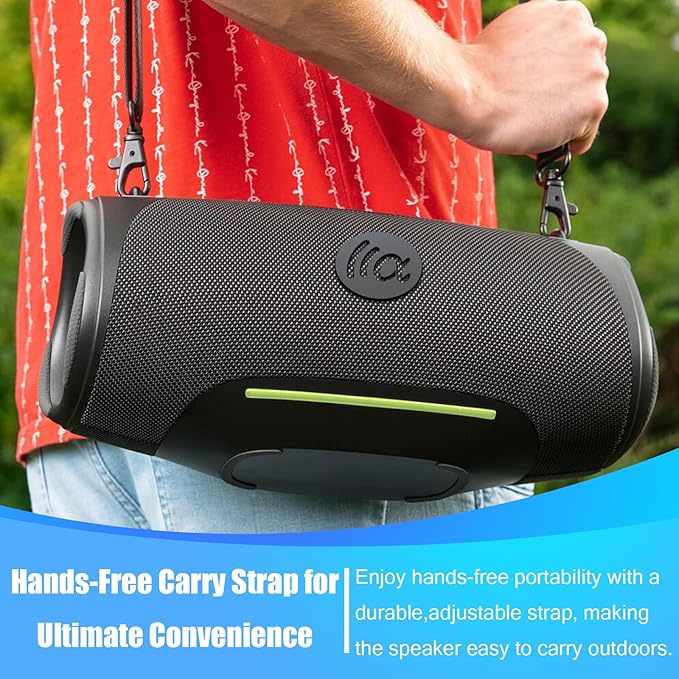 Portable Bluetooth Speaker, IPX7 Waterproof 80W Loud Stereo Sound Wireless - Image 2
