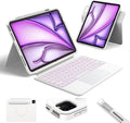 HOU iPad Air 11 Case with Keyboard Detachable Rotatable Magnetic Full by HOU