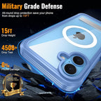 360° Protection Magnetic for iPhone 16 Case Built-in 9H Privacy Screen - Image 5
