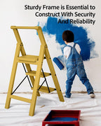 Taranta 3 Step Ladder, Lightweight Aluminum Step Stool - Image 7