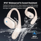 TRAUSI Open Ear Wireless Earbuds Bluetooth Headphones, 80H Playtime Stereo Ear - Image 7