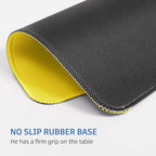 Yellow Mouse Pad, 10.2 x 8.2 inches, Non-Slip Waterproof Rubber - Image 5