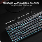 Redragon K516 Shiva TKL Wired RGB Membrane Gaming Keyboard, 87 Keys - Image 3