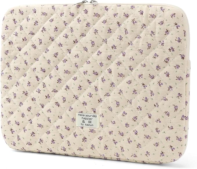 Puffy Laptop Sleeve 13-15.6 Inch Cute Quilted Laptop Protective Case Padded - Image 8