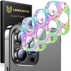 UniqueMe 3 Packs Compatible for iPhone 13 Pro Max/iPhone 13 Pro Camera Lens by UniqueMe