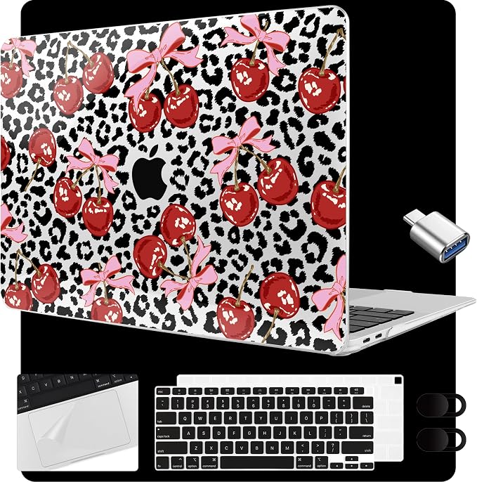 MEEgoodo for MacBook Air 13.3 inch Case 2021 2020 2019 2018 A2337 M1 A2179 A1932 by MEEgoodo