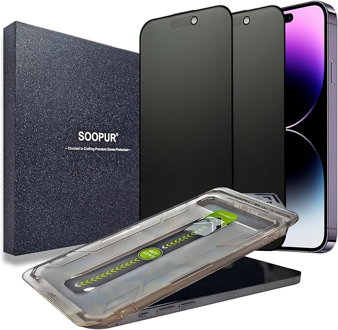 2 Pack Matte Privacy Screen Protector by SOOPUR