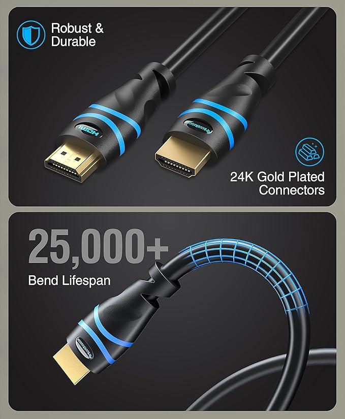 BlueRigger 4K HDMI Cable 50FT - Image 7