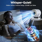 Quiet Small Desk Fan with 100 Speeds Knob switch, Digital Display Portable - Image 2