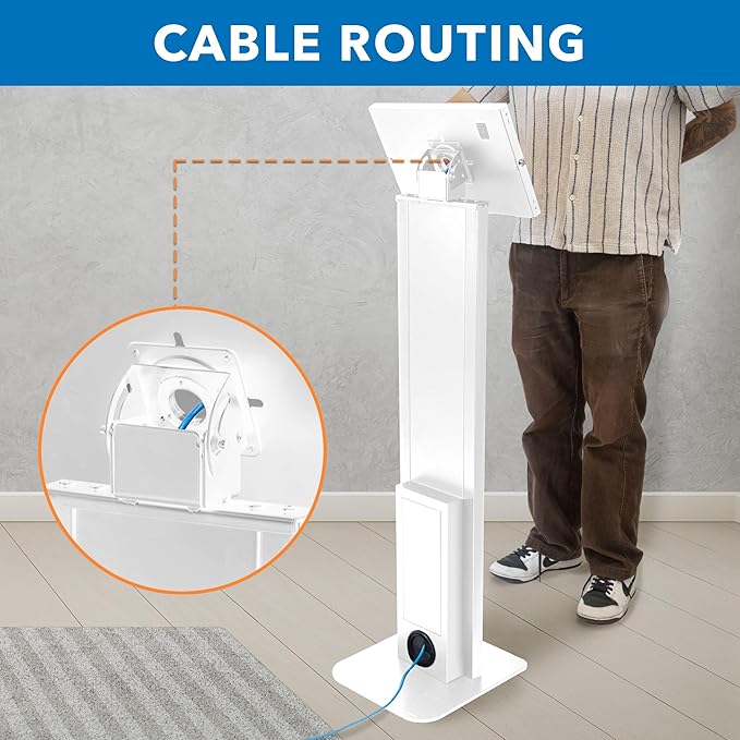 Mount-It! Anti-Theft Tablet Floor Stand, Commercial Tablet Floor Kiosk - Image 6