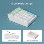 BOYI Y17 Aluminum Mechanical Numpad, Wireless RGB Numeric Keypad, Quick Release - Image 5