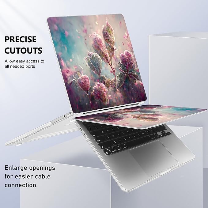 Case for MacBook Pro 13 inch with/Without Touch Bar, Hard Shell + Keyboard - Image 8