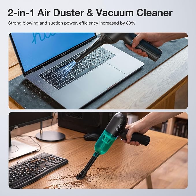 MECO ELEVERDE Compressed Air Duster Electric, 130000RPM 4in1 Air Duster - Image 2