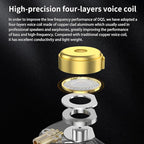 KZ DQS Wired Earbuds Dynamic Driver in Ear Monitor Headphone Semi-Open HiFi - Image 4