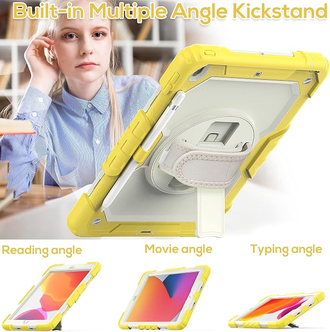 BLOSOMEET Kids Case for iPad 10.2 9th/8th Generation 2021 2020 - Image 5