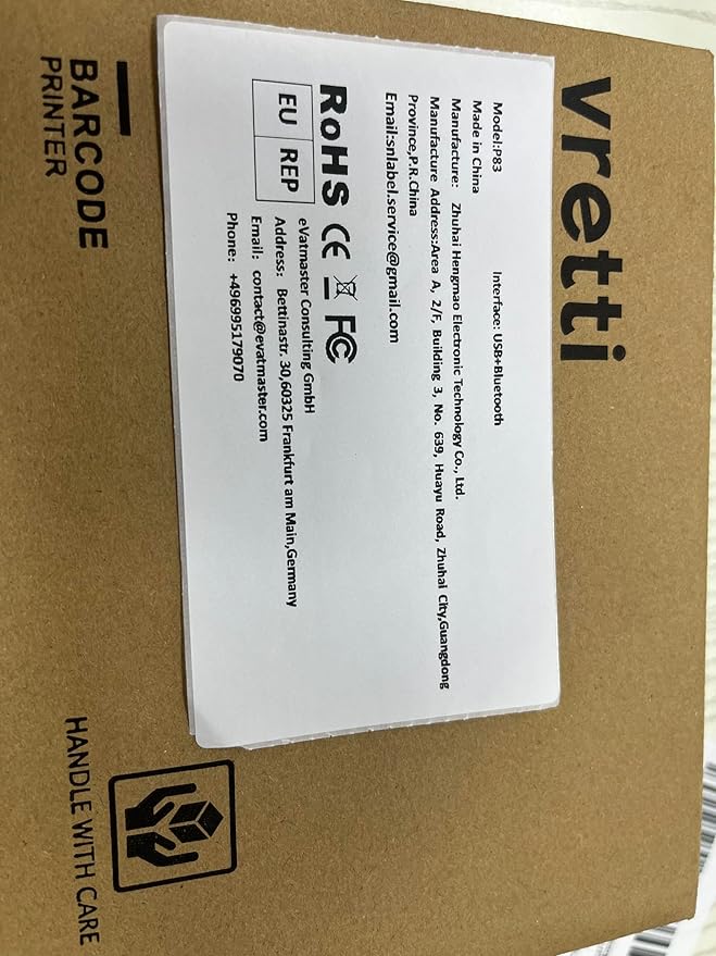 vretti P83 Portable Printers Wireless - Image 13