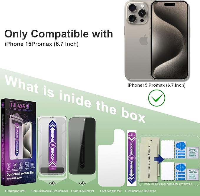 2 Pack Privacy Screen Protector - Image 2