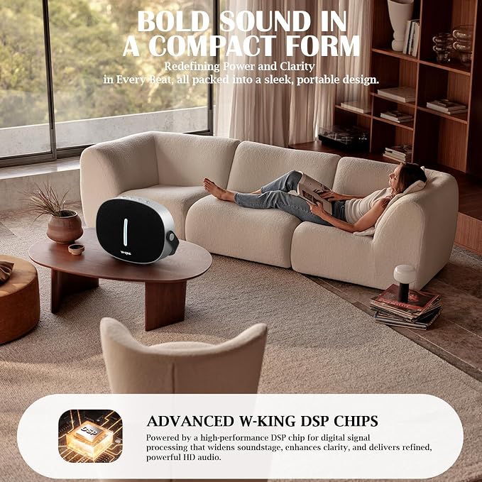 Bluetooth Speaker Loud, W-KING T8II Portable Bluetooth Speakers Wireless - Image 3