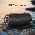 ZEALOT 80W Portable Bluetooth Speaker, Stereo Sound - Image 2