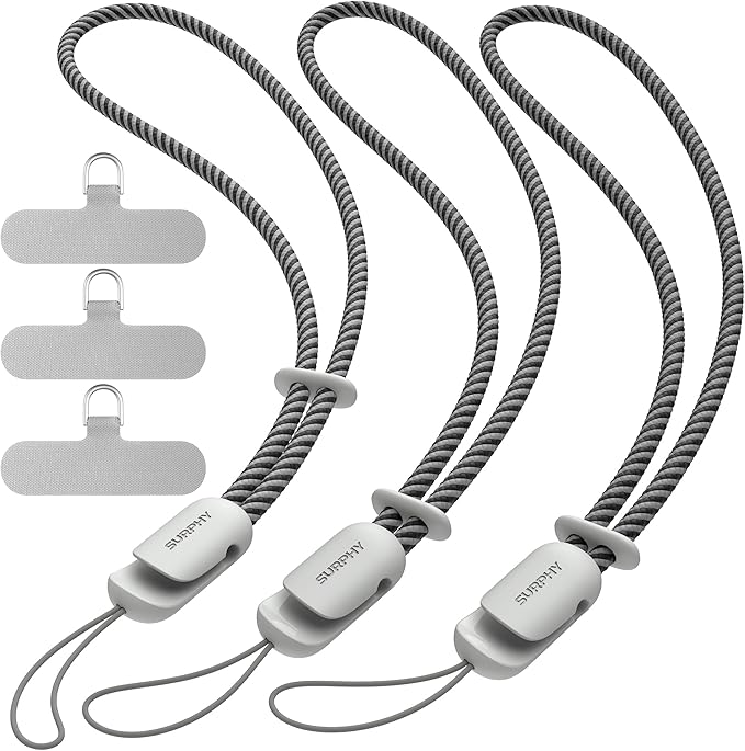 SURPHY 3 Pack Phone Wrist Strap by SURPHY