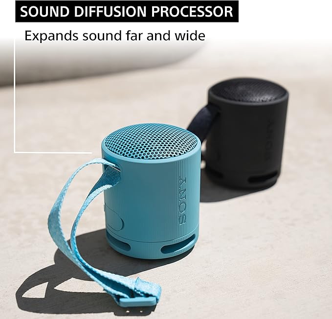 Sony SRSXB100/H Portable Mp3 Player Wireless Speaker Systems Light Gray - Image 3