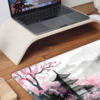 Japanese Cherry Blossom Large Mouse Pad, Gaming Keyboard Desk Pad, Extended - Image 8