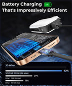 1 Pack Portable Charger with Built-in USB-C Cable & Plug, 000mAh 5V/4.5A Power - Image 3