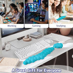 Cloud Wrist Rest for Keyboard and Mouse, Memory Foam PU Leather Keyboard Wrist - Image 5