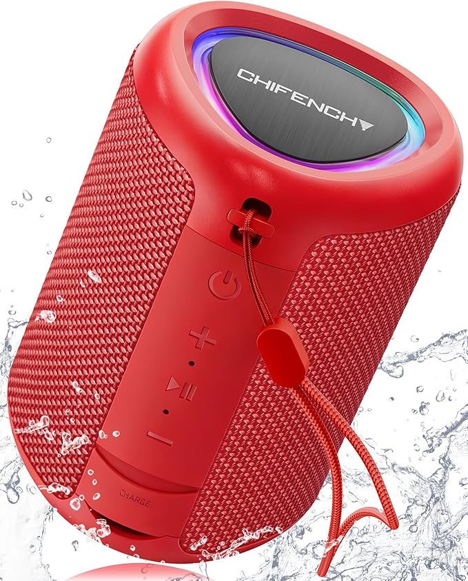 Portable Bluetooth Speaker Beach Essentials: Powerful Crystal Clear by CHIFENCHY