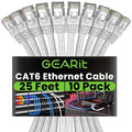 GEARit Cat 6 Ethernet Cable Cat6 Network Patch, Snagless Cord, Internet by GEARit