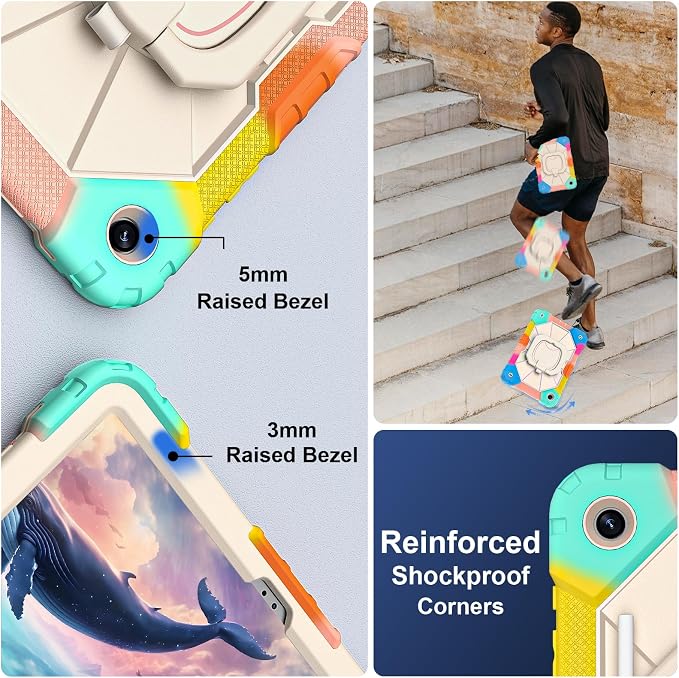 for Galaxy Tab A9 Plus Case 11 Inch, Rugged Case - Image 4