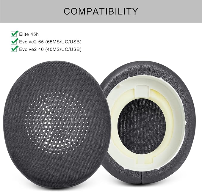 Ear Pads Replacement for Jabra Elite 45h - Image 2