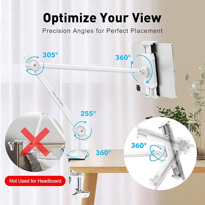 AboveTEK Tablet Stand Holder, Aluminum iPad Holder - Image 4