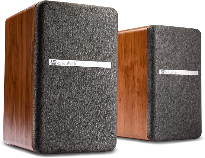 SINGING WOOD BT25 Bluetooth Active Bookshelf Speakers for - Image 3